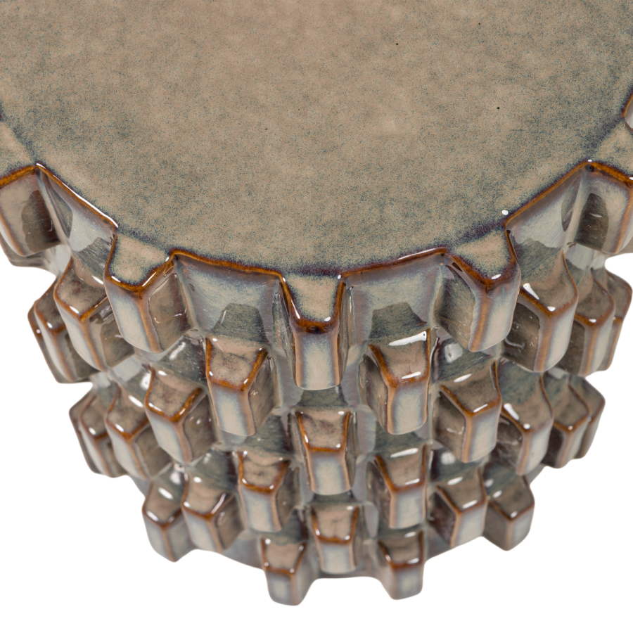 WOOOD Axu dekorativt sidebord �35x45 cm keramikk gr�bl�