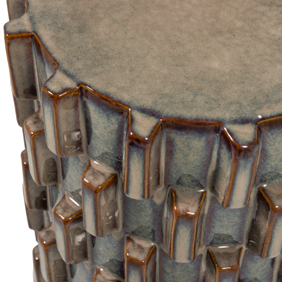 WOOOD Axu dekorativt sidebord �35x45 cm keramikk gr�bl�