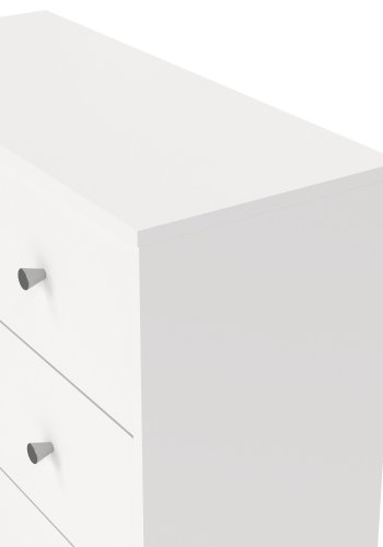 TVILUM May byr� - vit laminat, med 3 l�dor