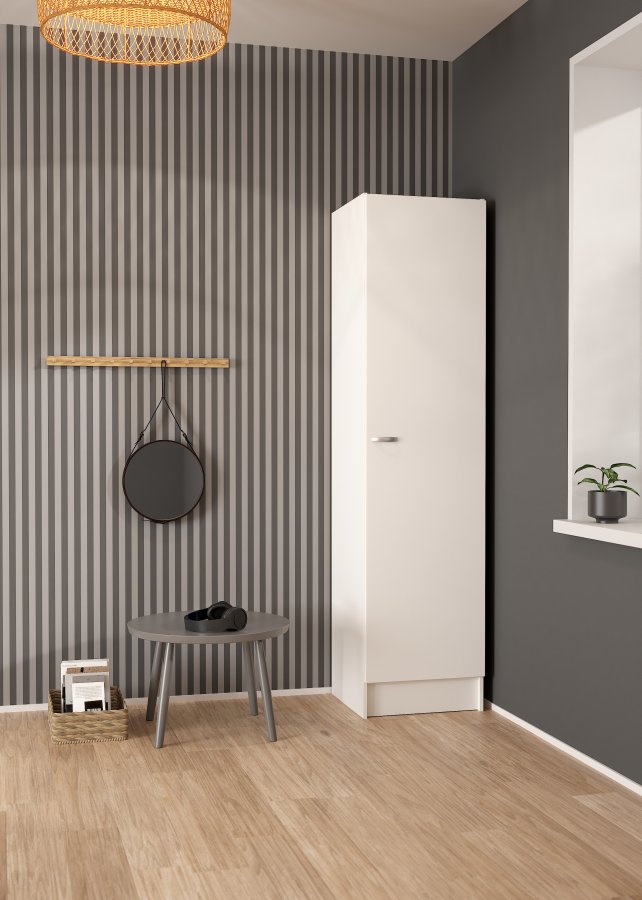 TVILUM Casa schrank - wei� laminat, 1 t�r