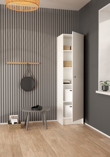 TVILUM Casa schrank - wei� laminat, 1 t�r