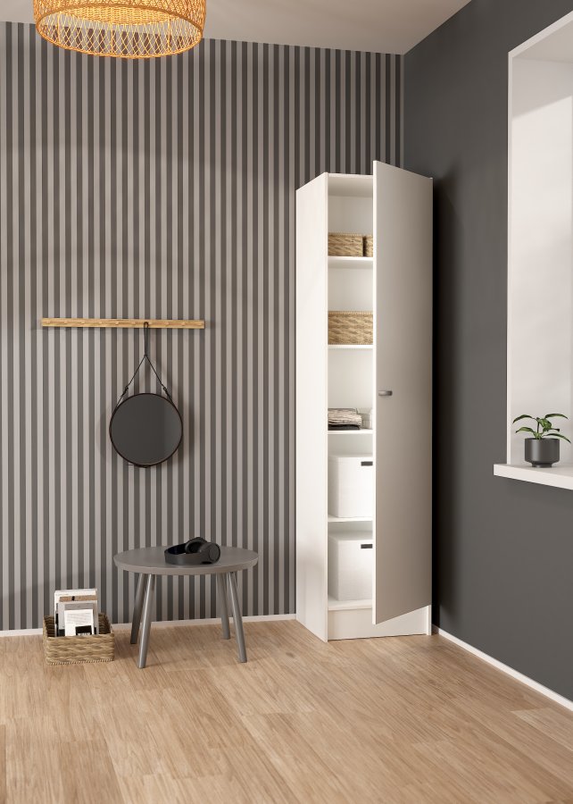 TVILUM Casa schrank - wei� laminat, 1 t�r
