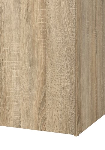 TVILUM space garderobeskab - egestruktur, med 4 l�ger og 3 skuffer