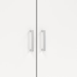 Space garderobeskab - hvid tr�, m. 2 l�ger og 3 skuffer