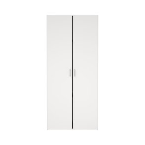 Space garderobeskab - hvid tr�, m. 2 l�ger og 2 hylder