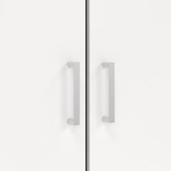 Space garderobeskab - hvid tr�, m. 2 l�ger og 2 hylder