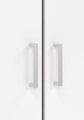 TVILUM space garderobeskab hvidt tr� med to l�ger og to hylder