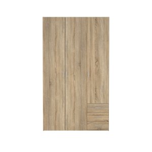 TVILUM space garderobeskab - egestruktur, 3 l�ger og 3 skuffer