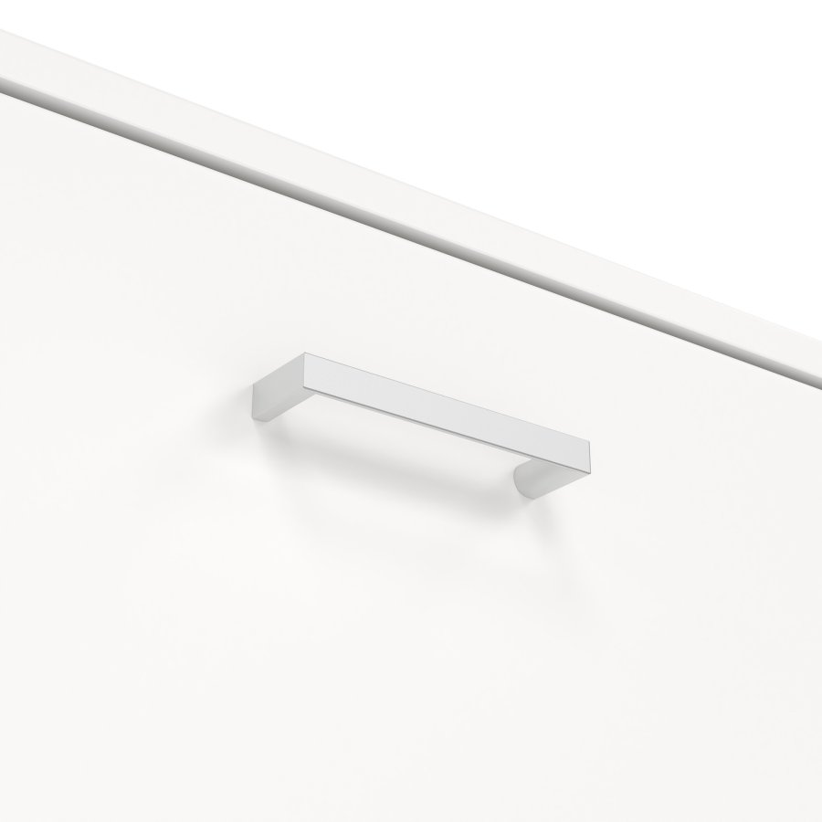 TVILUM Space byr� - vit laminat, med 3 l�dor