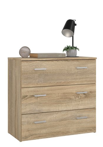 TVILUM Space kommode - egestruktur, 3 skuffer