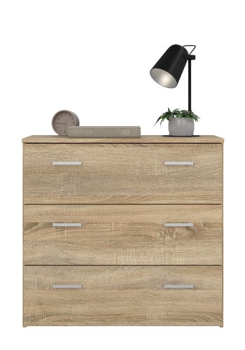 TVILUM Space kommode - egestruktur, 3 skuffer