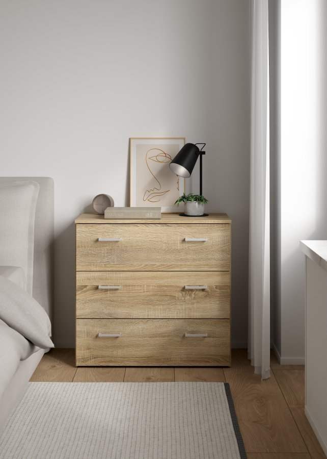 TVILUM space byr� - naturf&auml;rgad ekstruktur, 3 l�dor