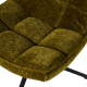 WOOOD Maudi dreibar lenestol Chenille Textured Green