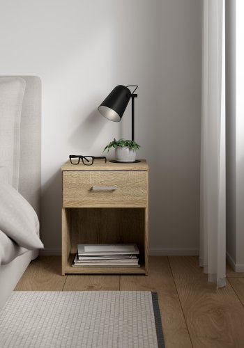 TVILUM Space natbord - egestruktur, 1 skuffe og 1 rum