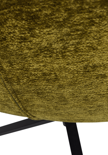 WOOOD Maudi dreibar lenestol Chenille Textured Green