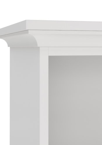 TVILUM paris bogreol - hvidt tr�, 4 hylder