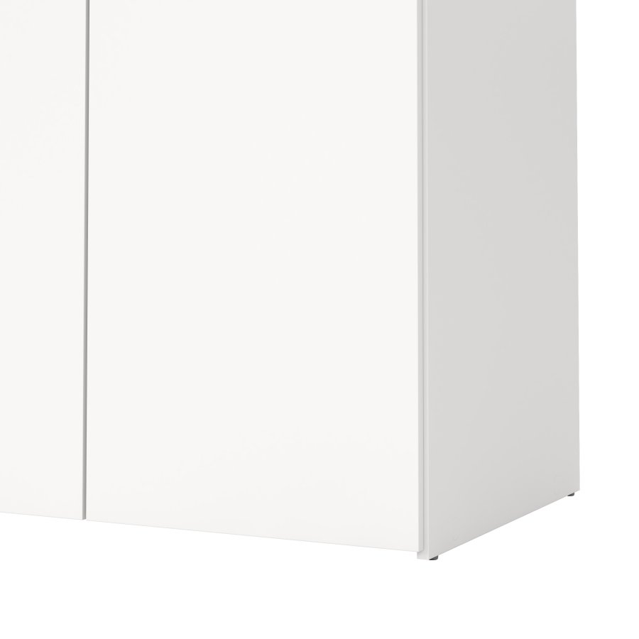 TVILUM space garderobeskab - hvidt tr�, 3 l�ger