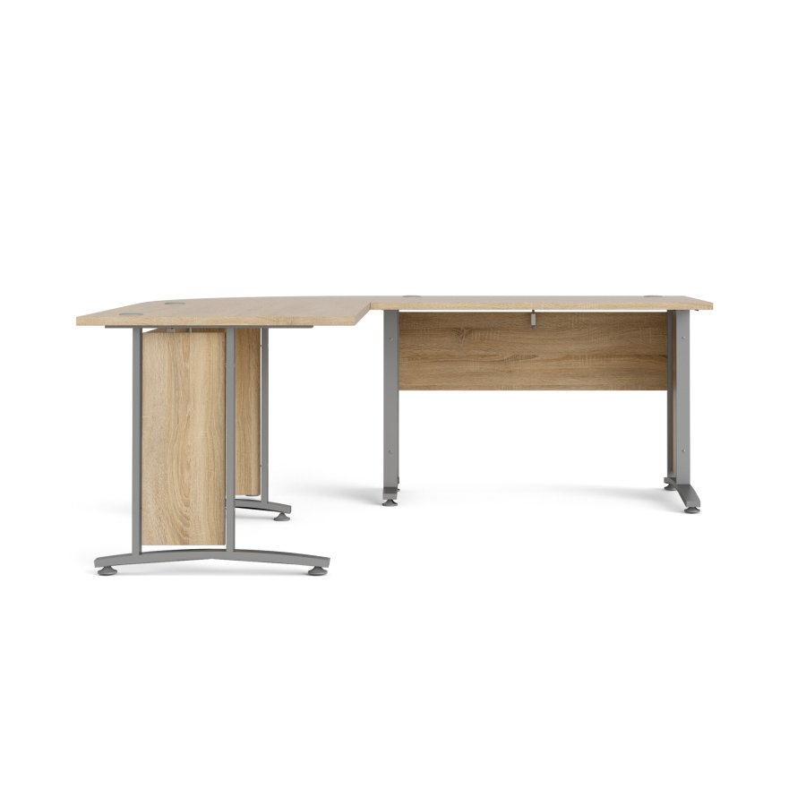 TVILUM Prima h&ouml;rnskrivbord - ekstruktur med st�lben