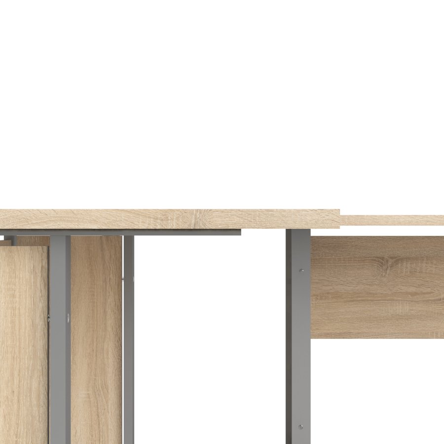 TVILUM Prima h&ouml;rnskrivbord - ekstruktur med st�lben