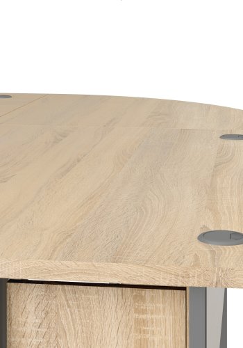 TVILUM Prima h&ouml;rnskrivbord - ekstruktur med st�lben