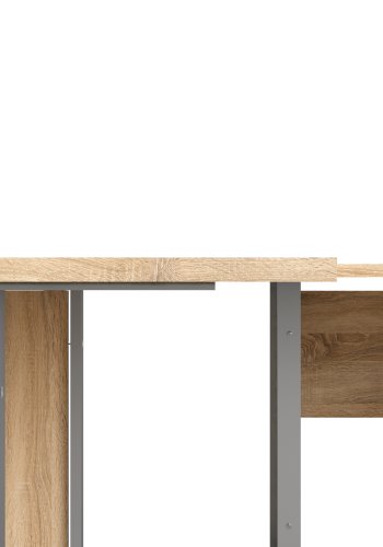 TVILUM Prima h&ouml;rnskrivbord - ekstruktur med st�lstel, 4 l�dor