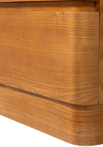 WOOOD Fejo Kommode/Nattbord 2 Skuffer MDF Brun [Fsc]