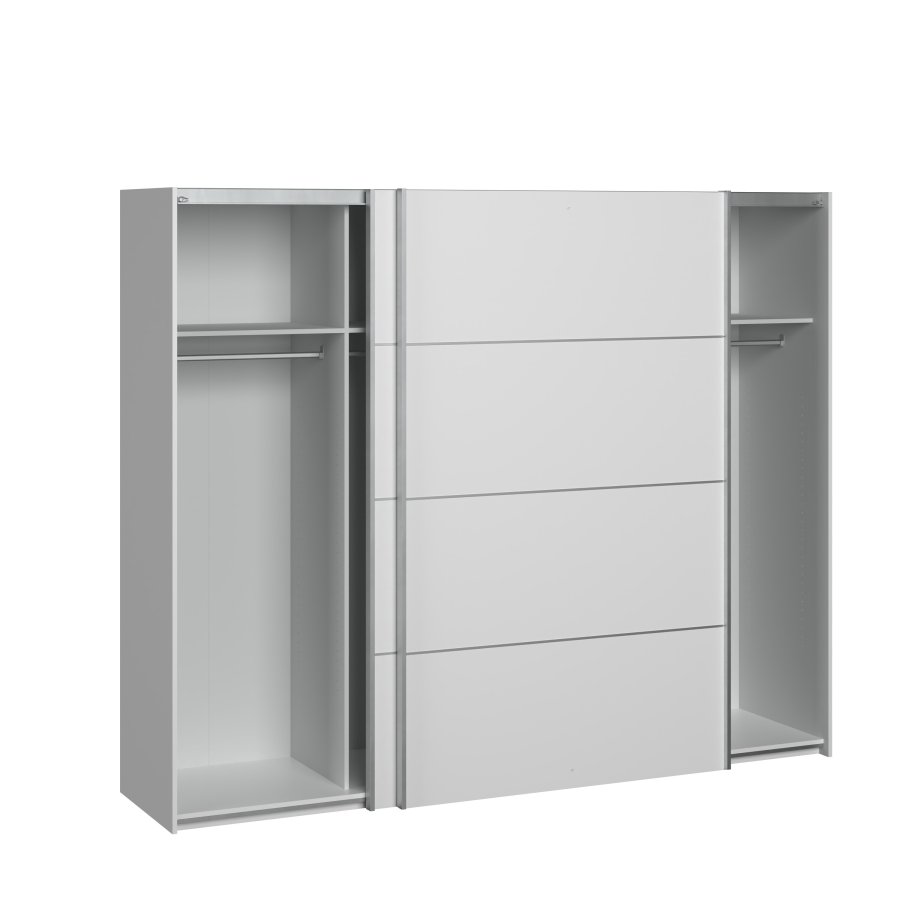 TVILUM Verona skyded�rsskab - hvidt tr� (2 skyded�re)