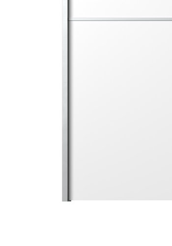 TVILUM Verona skyded�rsskab - hvidt tr� (2 skyded�re)