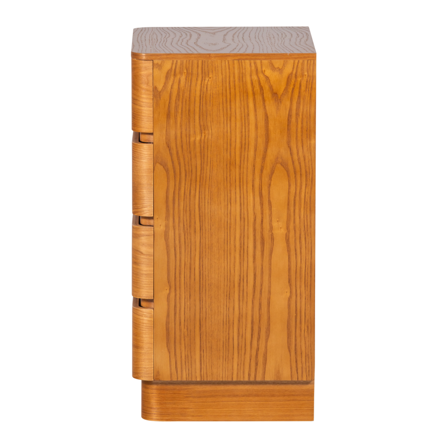 WOOOD Fejo Kommode med 4 skuffer MDF Brun [Fsc]