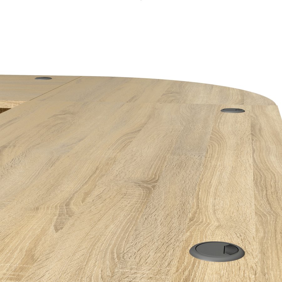 TVILUM Prima Skrivbord - Ekstomme, St�lram