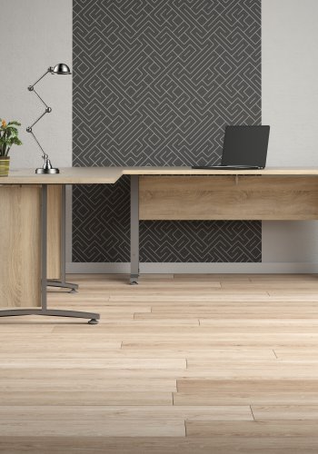 TVILUM Prima Skrivbord - Ekstomme, St�lram