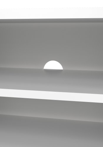 TVILUM Match TV-bord - vit h&ouml;gglans tr&auml;, 2 l�dor