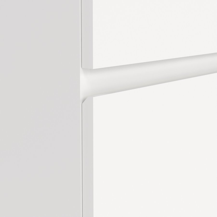 TVILUM Nova byr� - vit komposittr&auml;, (84x40)