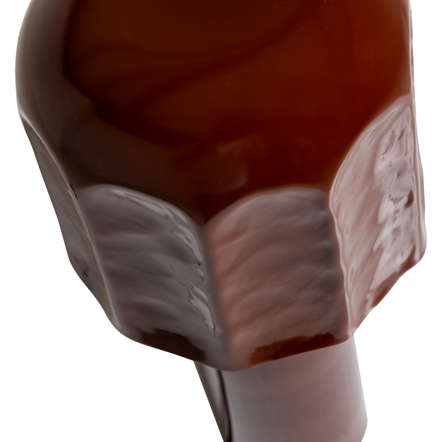 WOOOD Lumira Bordlampe Metall H�yglans Brun/R�d