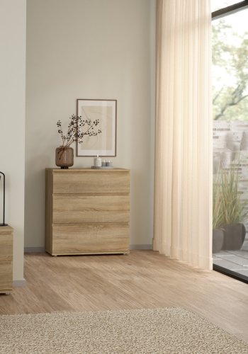 TVILUM Nova byr� - naturf&auml;rgat komposittr&auml;, ekstruktur, (84x40)