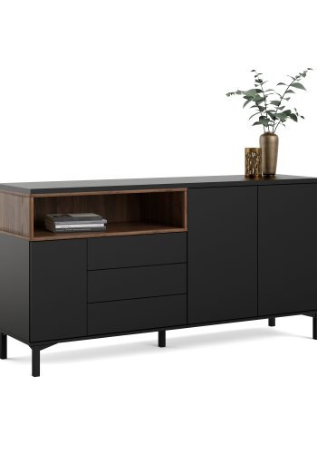 TVILUM Roomers sk�nk - Sort/Valn�d