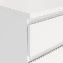 Nova  Kommode - Hvid komposittr�, (107x40)