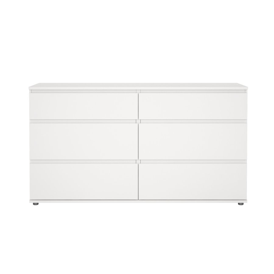 TVILUM Novakommode - Vitt Tr&auml;komposit (84 x 50 cm)