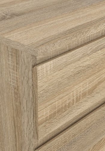 TVILUM Nova  Kommode - Naturfarvet Komposittr�, Eg struktur, (84x50) 