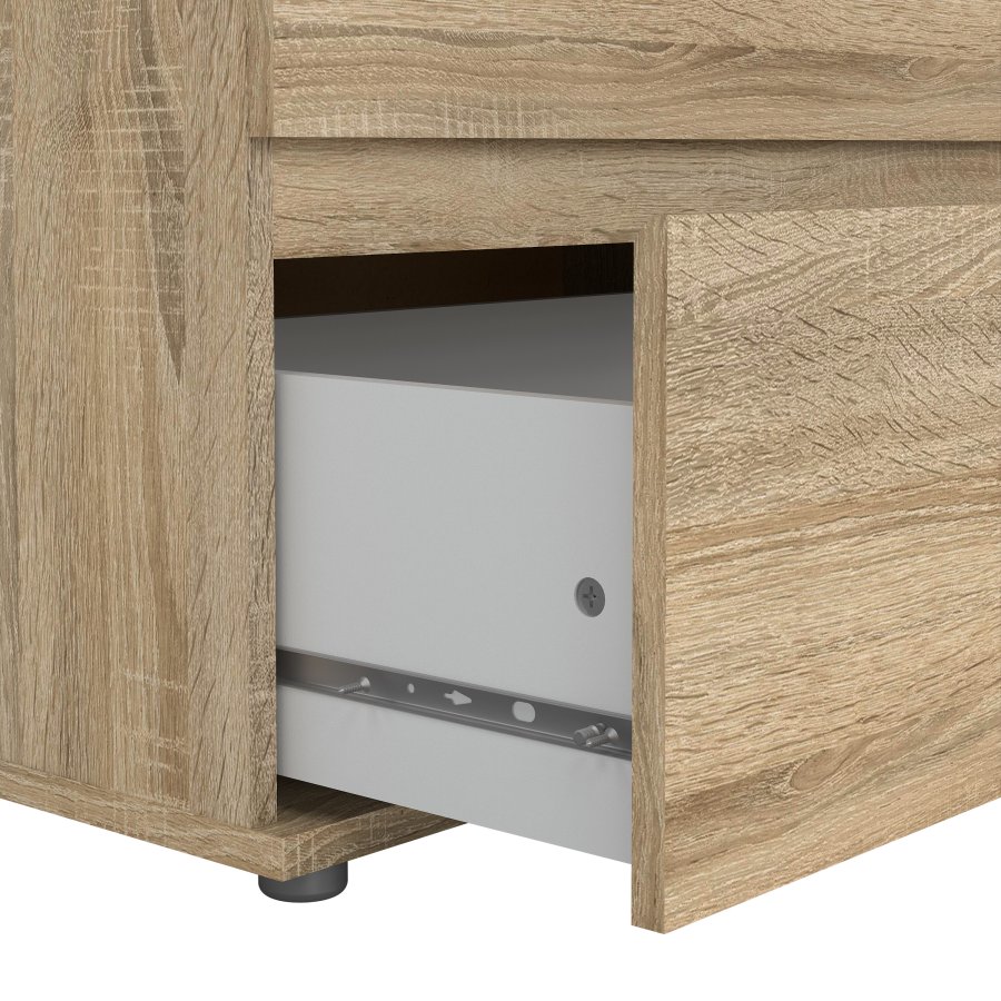 TVILUM Novakommode - Naturf&auml;rgat Komposittr&auml;, Ekstomme (84 x 50 cm)