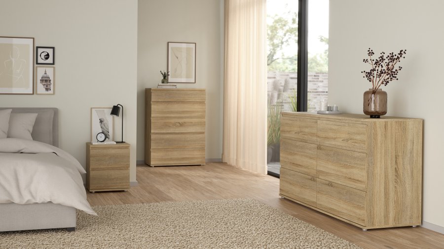 TVILUM Nova Byr� - Naturf&auml;rgat Komposittr&auml;, Ekstomme (107 x 40 cm)