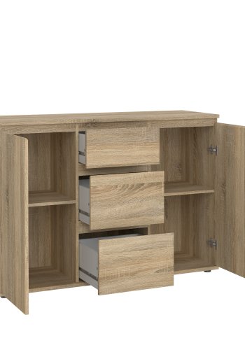 TVILUM Nova Sk�nk - Naturfarvet komposittr�, Eg struktur, (84x40)