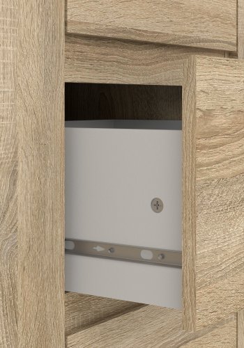 TVILUM Nova Sk�nk - Naturfarvet komposittr�, Eg struktur, (84x40)