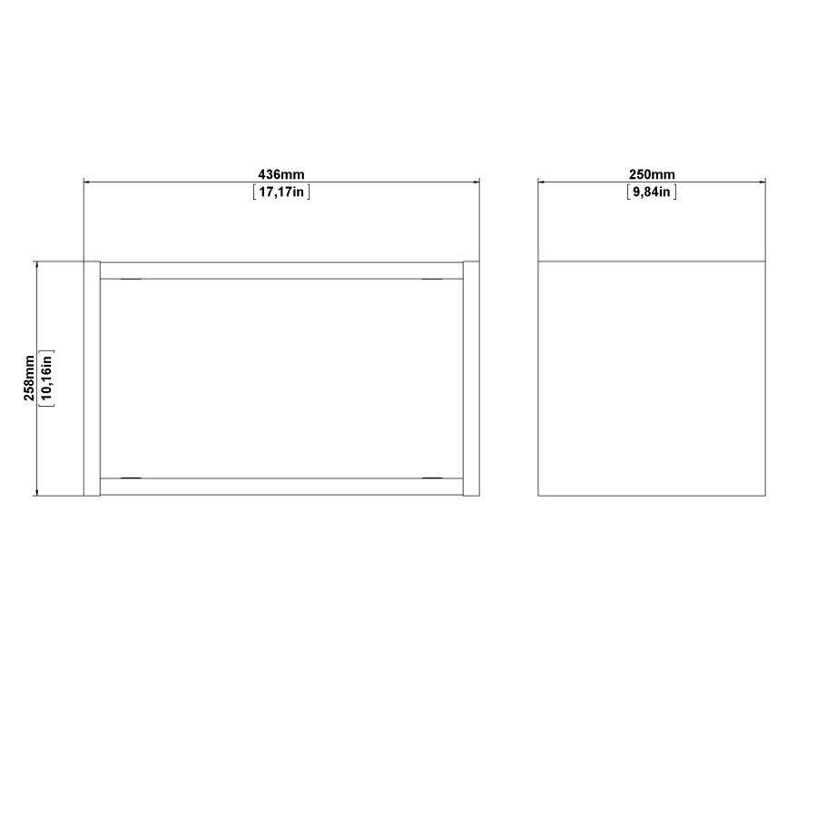 TVILUM Roomers h&auml;ngmodul - valn&ouml;t / naturf&auml;rgat komposittr&auml;, (26x44)