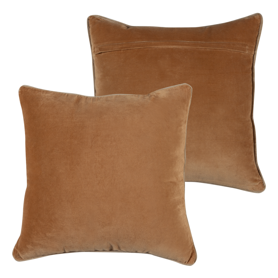 WOOOD Vola Puter Velour Gr�nn/Oransje - Sett med 4