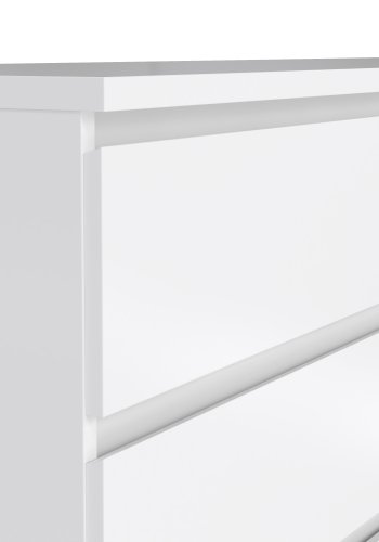 TVILUM Naia Kommode - wei� Hochglanz Holz, m. 6 Schubladen