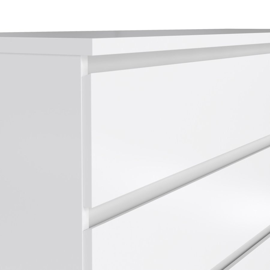 TVILUM Naia Byr� - Vit H&ouml;gglans Tr&auml;, med 6 L�dor