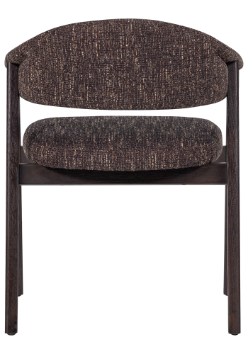 WOOOD Tunar Matstol Med Armst&ouml;d Tr&auml; M&ouml;rkbrun [Fsc]