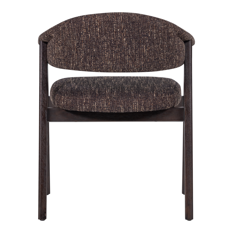 WOOOD Tunar Matstol Med Armst&ouml;d Tr&auml; M&ouml;rkbrun [Fsc]