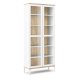 TVILUM Roomers Vitrine - Natur- und Wei�holz, mit 2 Glast�ren